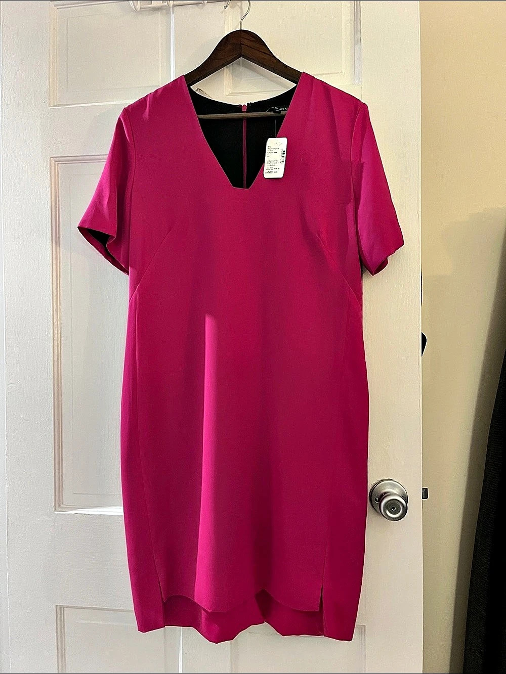 Saks Fifth Avenue Sleeveless? Mini Dress in Pink Size 14 NWT